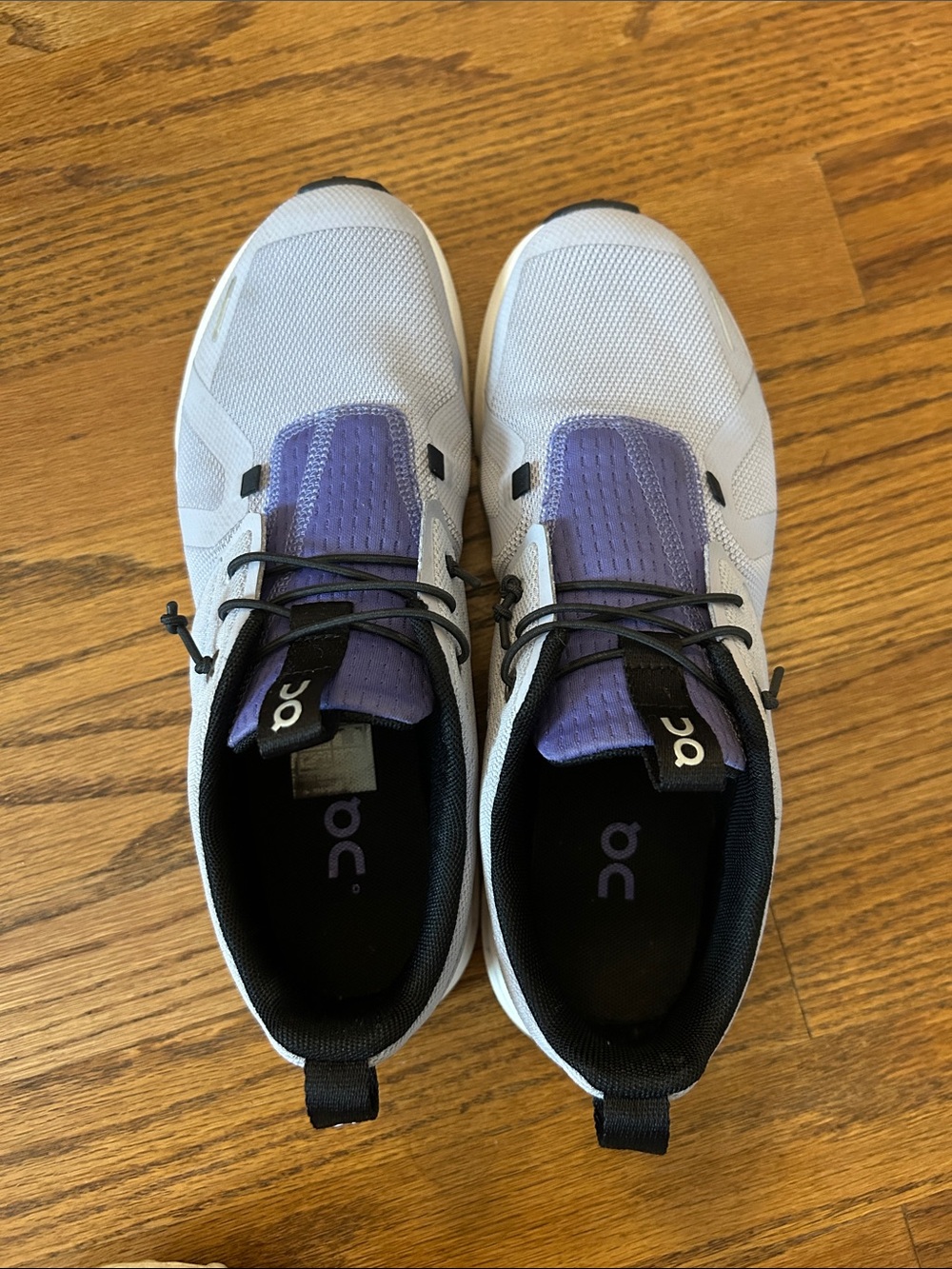 On Cloud Kids' Sneakers in White and Purple